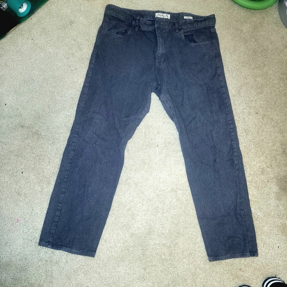 Men's Warm Grey Calvin Klein Jeans Size 38x30 - Excellent Condition